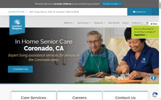 Comfort Keepers Senior Home Care website