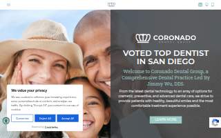 Coronado Dental Group website