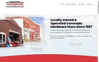 Coronado Hardware website