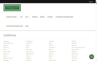 Coronado Island Realty website