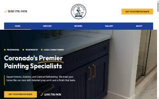 Coronado Painting Pros website