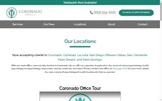 Coronado Psych website