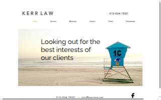 Kerr Law website