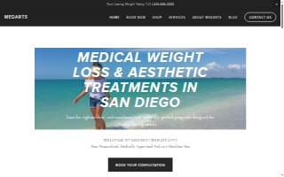 MedArts Weight Loss Specialists of Coronado website