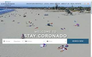 Stay Coronado website