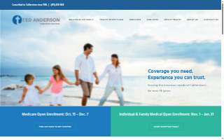 Ted Anderson Insurance Services website