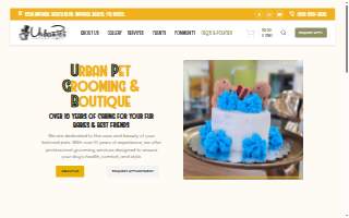 Urban Pet Grooming of Coronado website
