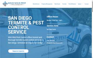 Wild Wild Pest Control of Coronado website