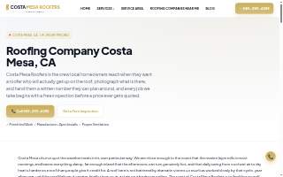 Costa Mesa Roofing website
