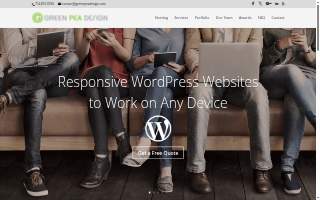 Green Pea Design website