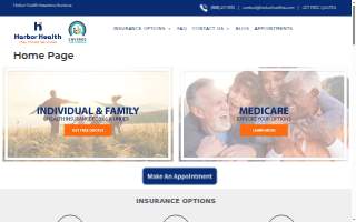 Harbor Health Insurance Services website
