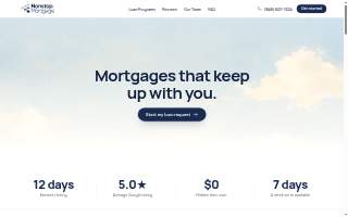 Nonstop Mortgage website