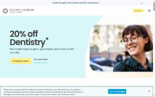 Pacific Harbor Dental Group website