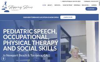 Stepping Stones Therapy, Inc. of Costa Mesa website