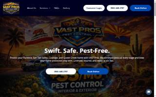 Vast Pros website