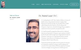 Chiro Wellness West Covina, Dr. Shahid Lateef D.C. website