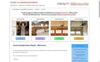 Covina Garage Door's Repair website