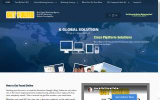 Get Found Marketing website