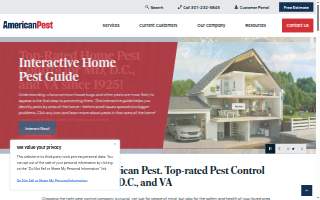 Pest Control Experts website