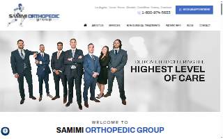 Samimi Orthopedic Group website