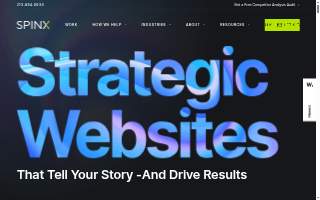 SPINX Digital - Web Design Agency in Los Angeles of Cudahy website