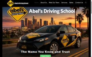 Abel Driving School of Culver City website