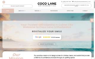 Coco Lane Orthodontics Culver City website