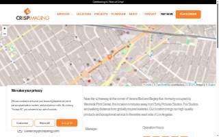 Crisp Imaging of Culver City website