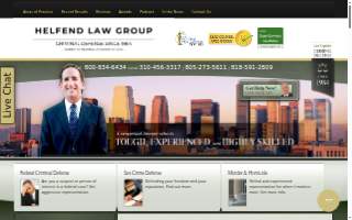 Helfend Law Group website
