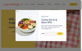 Hey, Sunshine Kitchen website