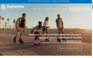 Humanitas Financial website