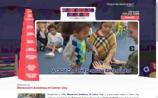 Montessori Academy of Culver City website