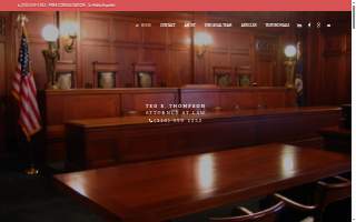 Ted Thompson Law website