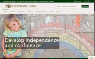 Treehouse Tots Preschool website