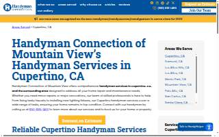 Handyman Connection of Mountain View website