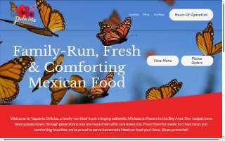 Taqueria Delicias website