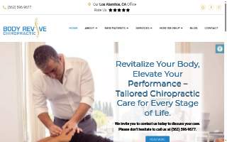 Body Revive Chiropractic. Dr. Reza Shahba D.C. website