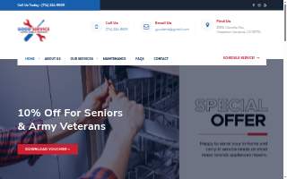 GoodService Appliance Repair inc of Cypress website