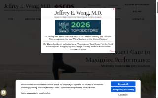 Jeffrey Wong, MD website