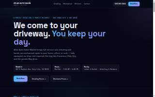Atlas Auto Salon website