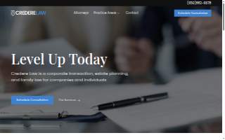 Credere Law website