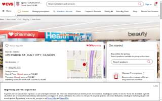 CVS Pharmacy website