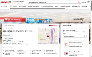 CVS website