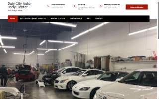 Daly City Auto Body Center website
