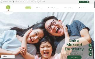 Lake Merced Dentistry website