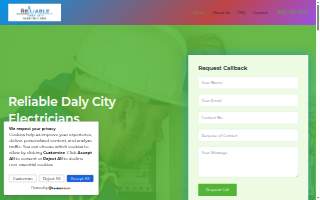 Reliable Daly City Electricians website