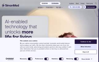 SimonMed Imaging - Daly City website