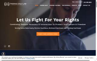 Thomas Daly Law, A Professional Corporation of Daly City website