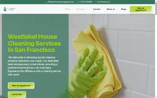 Westlake Luxury Cleaning website