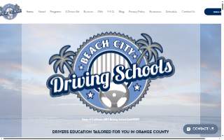 Beach City Driving Schools website